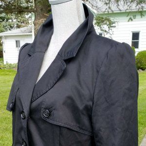 🎉H&M Black Trench coat size 14